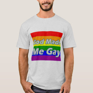 God heeft mij Gay T-Shirt gemaakt