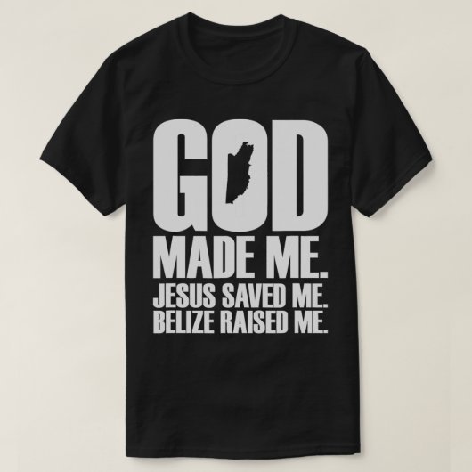 God heeft mij gemaakt t-shirt (Design voorkant)