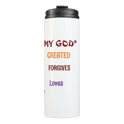 God heeft mij het Collectie gegeven Thermosbeker (Voorkant)