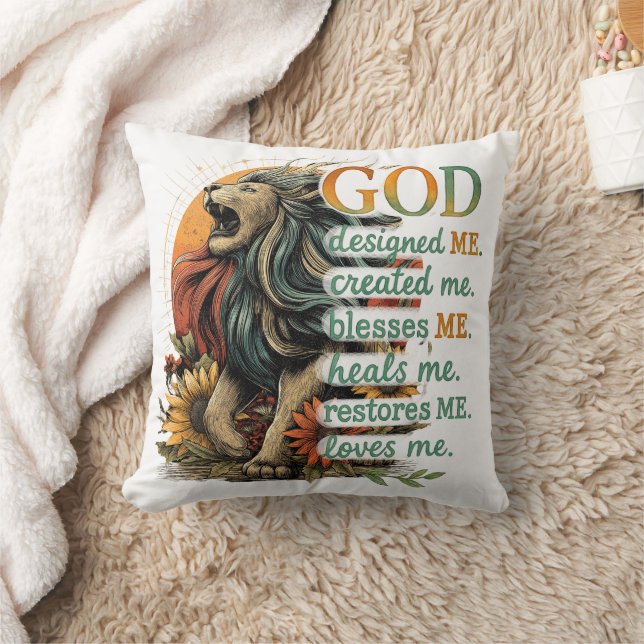God heeft mij ontworpen... kussen (Deken)