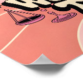 God heeft mij Weegschaal Poster gemaakt (Hoek)