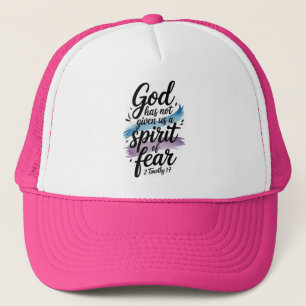 God Heeft Ons Geen Geest Van Angst Gegeven Christe Trucker Pet