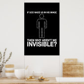god heeft ons in zijn afbeelding gemaakt , waarom  poster (Keuken)