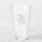 God heeft ons niet de geest van angst gegeven glas (Achterkant)