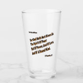 God heeft ons niet de geest van angst gegeven glas (Voorkant)