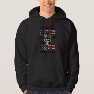 God heeft ons twee Titels Biker en Papa en ik gooi Hoodie