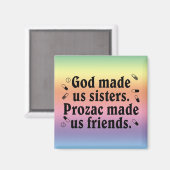 God heeft ons zussen gemaakt magneet (Voorkant / Achterkant)