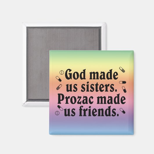 God heeft ons zussen gemaakt magneet (Voorkant / Achterkant)