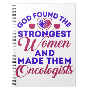 God heeft sterkste vrouwelijke oncologen gevonden notitieboek