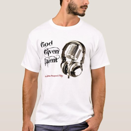 God heeft Talent T-shirt (Voorkant)