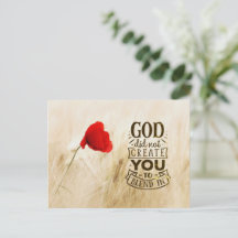 God heeft u niet Creëer om te mengen in Christelij