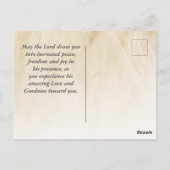 God heeft u niet Creëer om te mengen in Christelij Briefkaart (Achterkant)