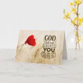 God heeft u niet Creëer om te mengen in Christelij Kaart (Gele Bloem)