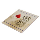 God heeft u niet Creëer om te mengen in Christelij Tegeltje (Zijkant)