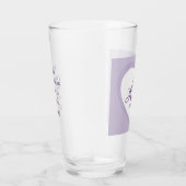 God Heelt de Gebrokenharten Lichtpaarse Troost Glas (Rechts)