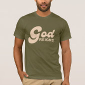 God heerst over T-shirt (Voorkant)