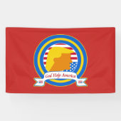 God Help Amerika weerstand te bieden tegen Trump F Spandoek (Horizontaal)