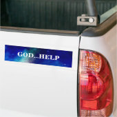 GOD HELP-BUMPERSTICKER BUMPERSTICKER (Op Truck)