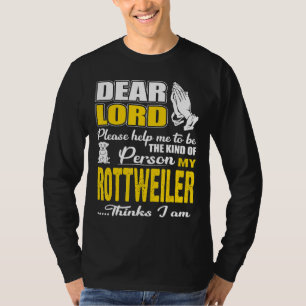 God help me om een soort mens te zijn die Rottweil T-shirt