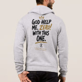 God Help Me, Zero! Heren Zip-Up Hoodie (Achterkant)