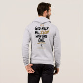 God Help Me, Zero! Heren Zip-Up Hoodie (Achterkant volledig)