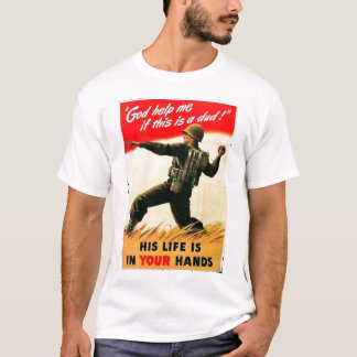 God Help mij WW1 Propaganda T-shirt