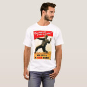 God Help mij WW1 Propaganda T-shirt (Voorkant volledig)