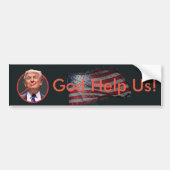 God Help ons, Bumpersticker tegen Trump (Voorkant)