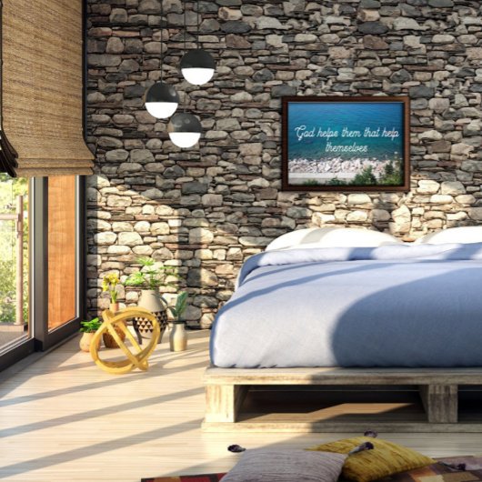 God helpt hen die zichzelf helpen poster te provos