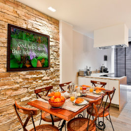 God helpt hen die zichzelf wijsheid poster helpen