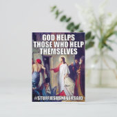 God Helpt (SJNS) Briefkaart (Staand voorkant)