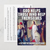 God Helpt (SJNS) Briefkaart (Voorkant / Achterkant)