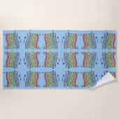 God hield van de wereld strandlaken (Voorkant)