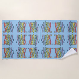 God hield van de wereld strandlaken