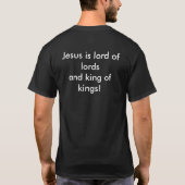 God hield zo van de wereld dat hij zijn enige sons t-shirt (Achterkant)
