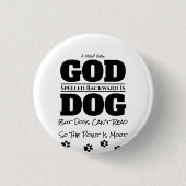 God/hond - een MisterP Button (Voorkant)