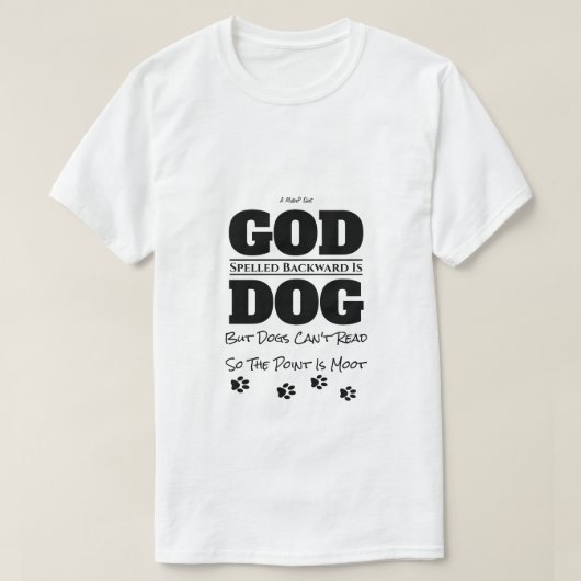 God/Hond - Een MisterP Shirt (Design voorkant)