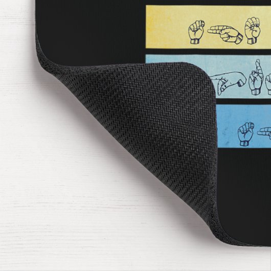 God hoort gebeden Dove Bewustzijn  teken lang Muismat (Hoek)