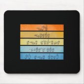 God hoort gebeden Dove Bewustzijn  teken lang Muismat (Voorkant)