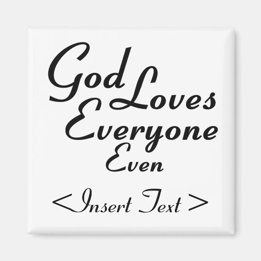 God houdt magneet (Voorkant)