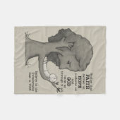 God houdt ons fleece deken (Voorkant (Horizontaal))