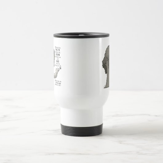 God houdt ons reisbeker (Center)