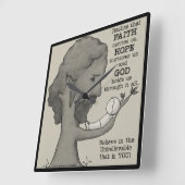 God houdt ons vierkante klok (Hoek)