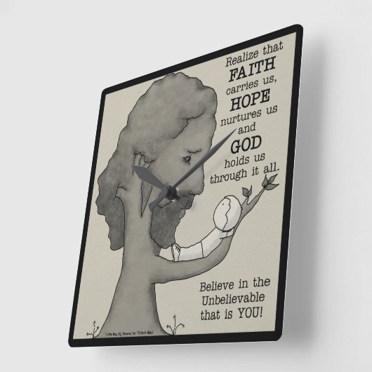 God houdt ons vierkante klok (Hoek)