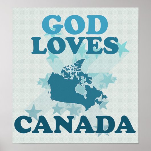 God houdt van Canada Poster (Voorkant)