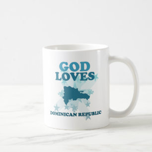God houdt van de Dominicaanse Republiek Koffiemok
