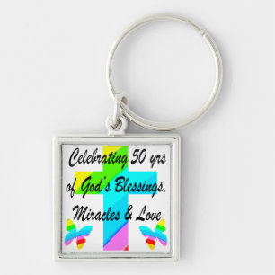 GOD HOUDT VAN DE VIJFTIGSTE SLEUTELHANGER