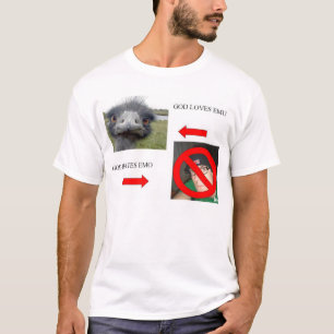 God houdt van Emu T-shirt