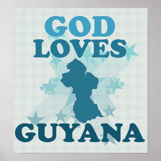 God houdt van Guyana Poster (Voorkant)
