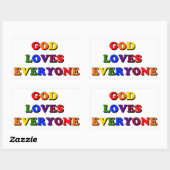 God houdt van iedereen Stickers (Vel)